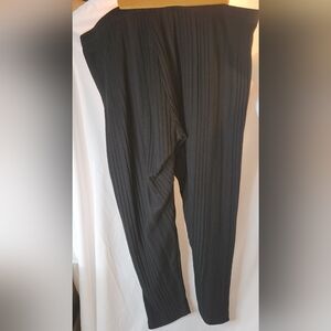 Black Ribbed Pants Size 5xl